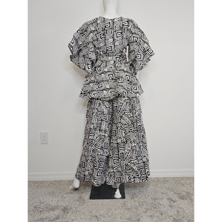 African Print Palazzo Pants Set