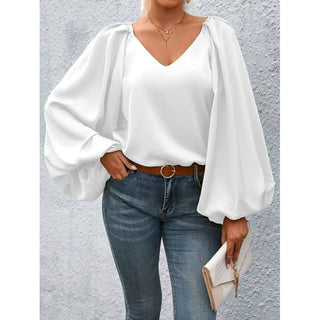 Lantern Sleeve Blouse