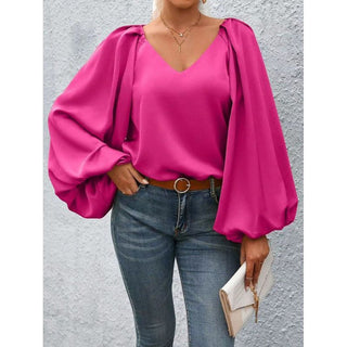 Lantern Sleeve Blouse