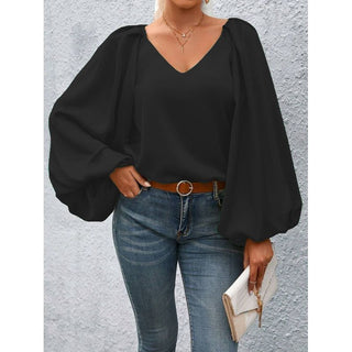 Lantern Sleeve Blouse
