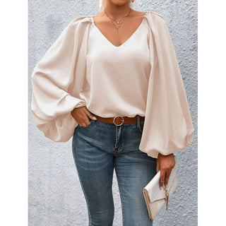 Lantern Sleeve Blouse