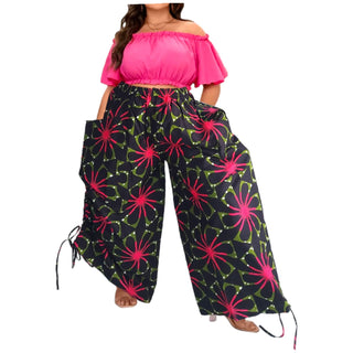 African Print Palazzo Pants