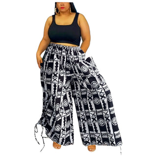 African Print Palazzo Pants