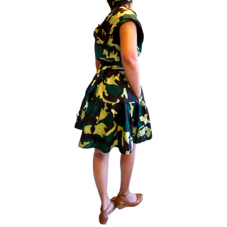 African Ankara Print Infinity Shorts Jumpsuit