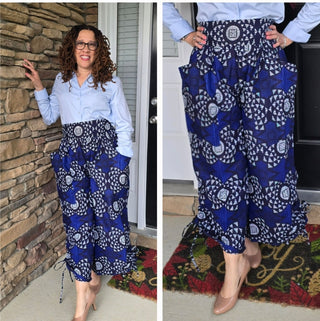 African Print Palazzo Pants