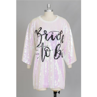 Bride To Be Sequin Jersey