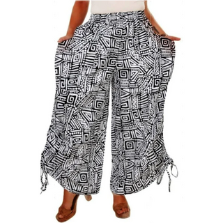 African Style Print Cotton Women Long Palazzo Pants