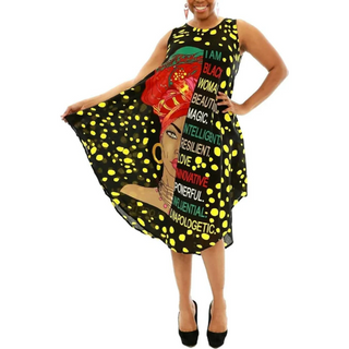 Ethnic Tribal Print Umbrella Beach Dress Long Kaftan Loungewear Duster