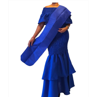 Long Smocked Mermaid Dress