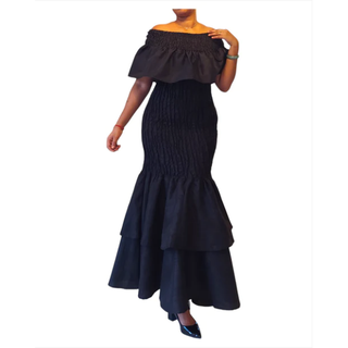 Long Smocked Mermaid Dress