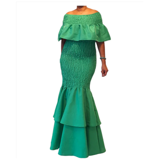 Long Smocked Mermaid Dress