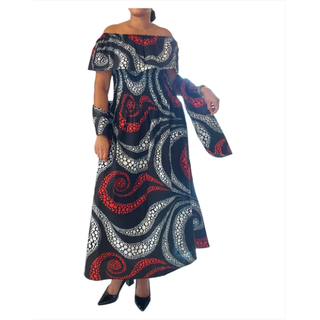 African Ankara Print Maxi Dress Tube Dress
