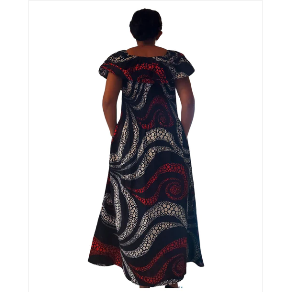 African Ankara Print Maxi Dress Tube Dress