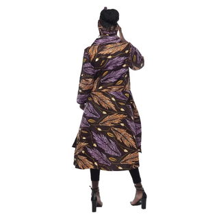 African Print Ankara High Low Kimono Coat