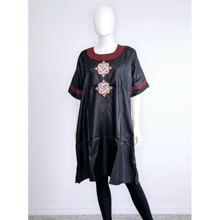 Unisex Embroidered Kaftan / Oversized Kimono Tunic Dashiki Top / Dress / One Size Fit -M to 2XL - Plus Size / African Clothing