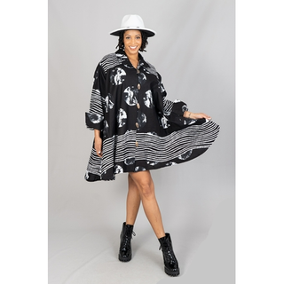 Ankara Tunic Midi Dress