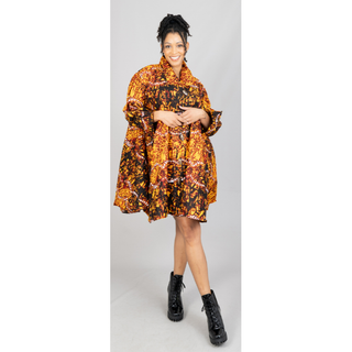 Ankara Tunic Midi Dress