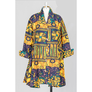 Ankara Tunic Midi Dress