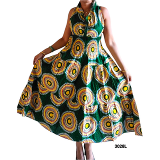 Sleeveless Smocked Maxi Dress