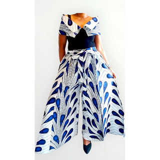Ankara Print Palazzo Pants