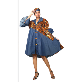 African Print Tunic Dresses