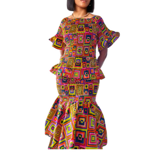 Smocked Maxi Skirt Set