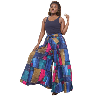 African Print Palazzo Pants