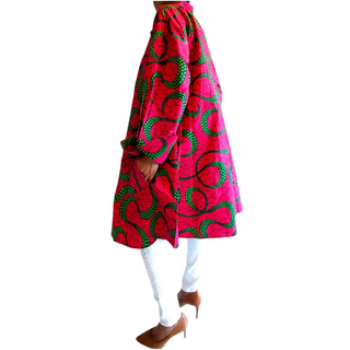 African Ankara Print Dress Blouse
