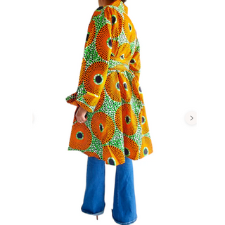 African Ankara Print Dress Blouse