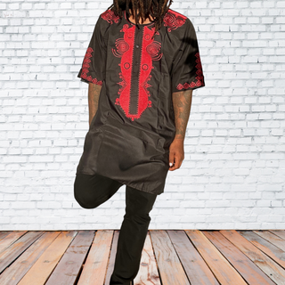 African Style Mens Tunic Top