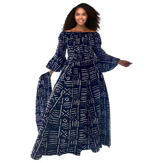 African Ankara Maxi Dress