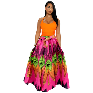 Peacock Maxi skirt