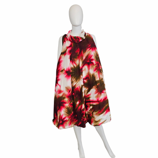 Ankara Print Turtle Neck Midi Dress - Made In Kenya