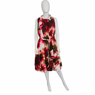 Ankara Print Turtle Neck Midi Dress - Made In Kenya