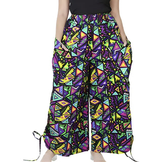 African Style Print Cotton Women Long Palazzo Pants