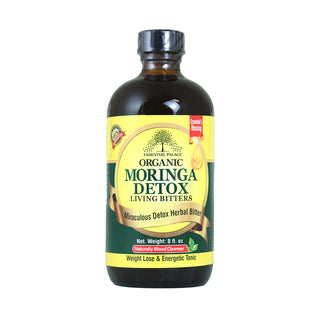 Organic Moringa Detox Bitters - 8 oz. - Alkebulan Lifestyle
