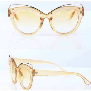 Cat-eyed translucent shades