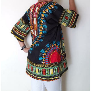 Dashiki Traditional Printed Tops 100% cotton - Unisex