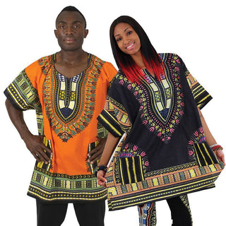 Dashiki Traditional Printed Tops 100% cotton - Unisex