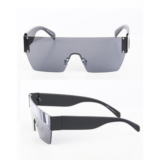 FLAT TOP SQUARE OVERSIZED SUNGLASS  - Brown or Black