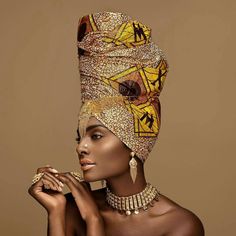 African Print Head Wrap Headwrap Scarf Shawl - 100% Wax Cotton