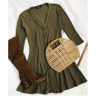 Smooth Natural Bamboo Bag Top Handle, Bamboo Woven Beach Bag, Half Moon, Rattan Woven Straw Bag, Hollow Handmade Bamboo Bag, Outdoor Clutch