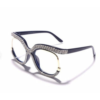 Women Oversized Cat Eye Blue Light Glasses