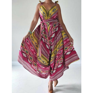African Print Ankara Style Harem Pants Jumper Romper