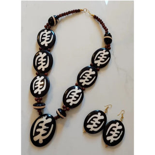 Gyname Pendant And Earring Jewelry Set
