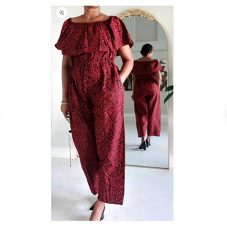 African Print Ankara Style Pants Jumper Jumpsuit Romper