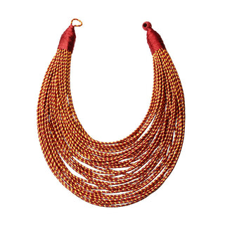 Tribal Layered Wrapped Necklace