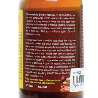 Organic Natural Men Tonic - 16 oz. - Large