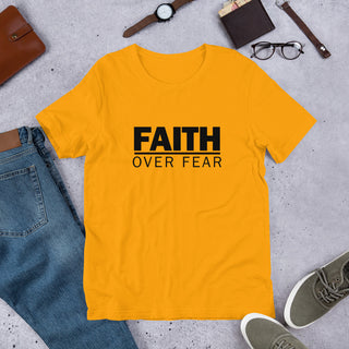 Faith Over Fear Short-Sleeve Unisex T-Shirt