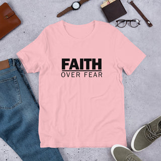 Faith Over Fear Short-Sleeve Unisex T-Shirt